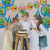 Numberblocks Deluxe Party Supplies Kit, 79-Piece Birthday Party Set for 10 Guests with Plates, Cups, Napkins, Decorations and Table Cover