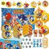 Sonic The Hedgehog Birthday Party Kit - Complete Supplies for 20