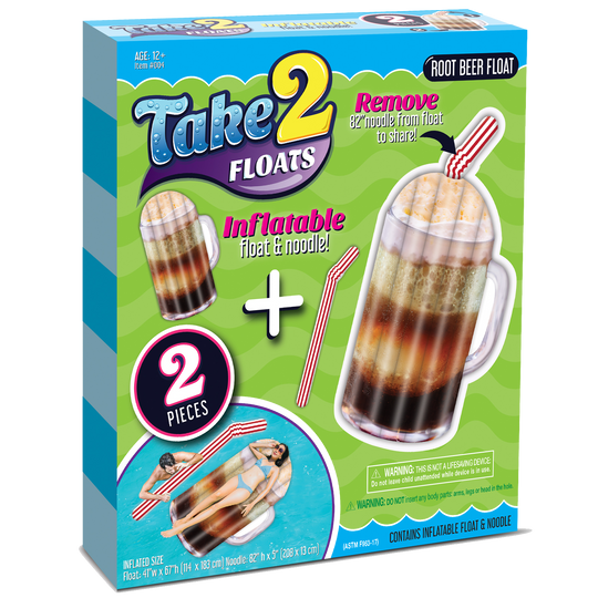 Take2Floats Root Beer Float and Straw Noodle