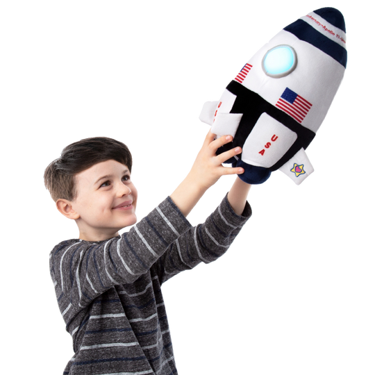 Neil The Rocket Plush - Light Up Rocket Ship