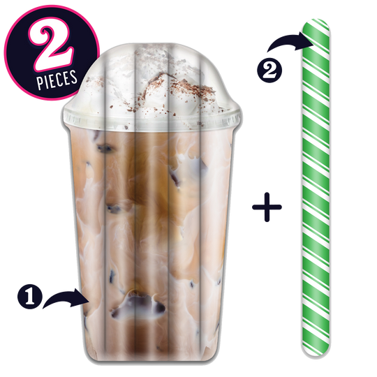 Take2Floats Ice Coffee Float and Straw Noodle