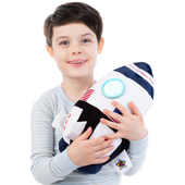 Neil The Rocket Plush - Light Up Rocket Ship