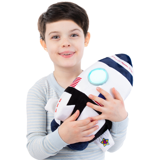 Neil The Rocket Plush - Light Up Rocket Ship