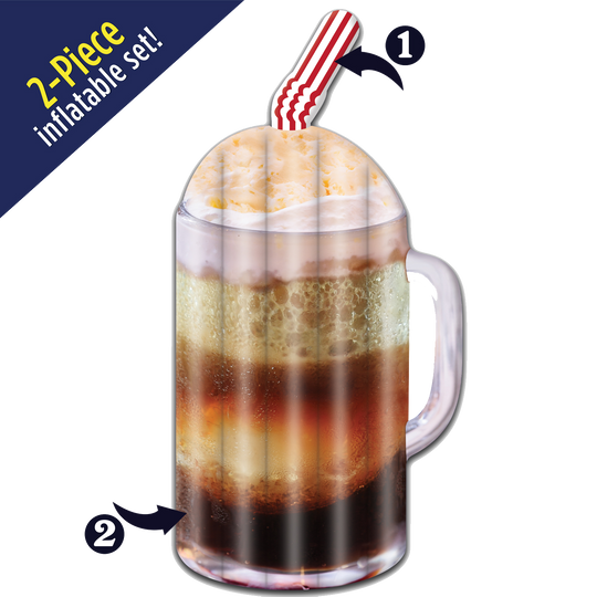 Take2Floats Root Beer Float and Straw Noodle