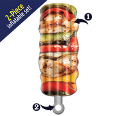 Take2Floats Chicken Shish Kebab Float and Skewer Noodle