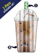 Take2Floats Ice Coffee Float and Straw Noodle
