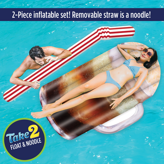 Take2Floats Root Beer Float and Straw Noodle
