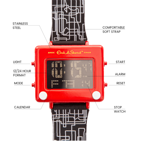 Etch A Sketch Digital Watch