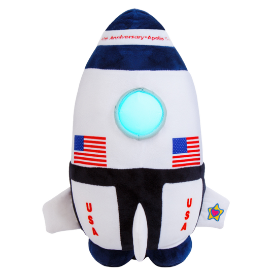 Neil The Rocket Plush - Light Up Rocket Ship