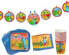 Numberblocks Party Supplies Kit, 31 Piece Birthday Party Set for 10 Guests with Plates, Cups, Napkins and Happy Birthday Banner