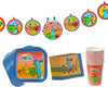 Numberblocks Party Supplies Kit, 31 Piece Birthday Party Set for 10 Guests with Plates, Cups, Napkins and Happy Birthday Banner