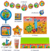 Numberblocks Deluxe Party Supplies Kit, 79 Piece Birthday Party Set for 10 Guests with Plates, Cups, Napkins, Decorations and Table Cover