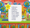 Numberblocks Deluxe Party Supplies Kit, 79-Piece Birthday Party Set for 10 Guests with Plates, Cups, Napkins, Decorations and Table Cover