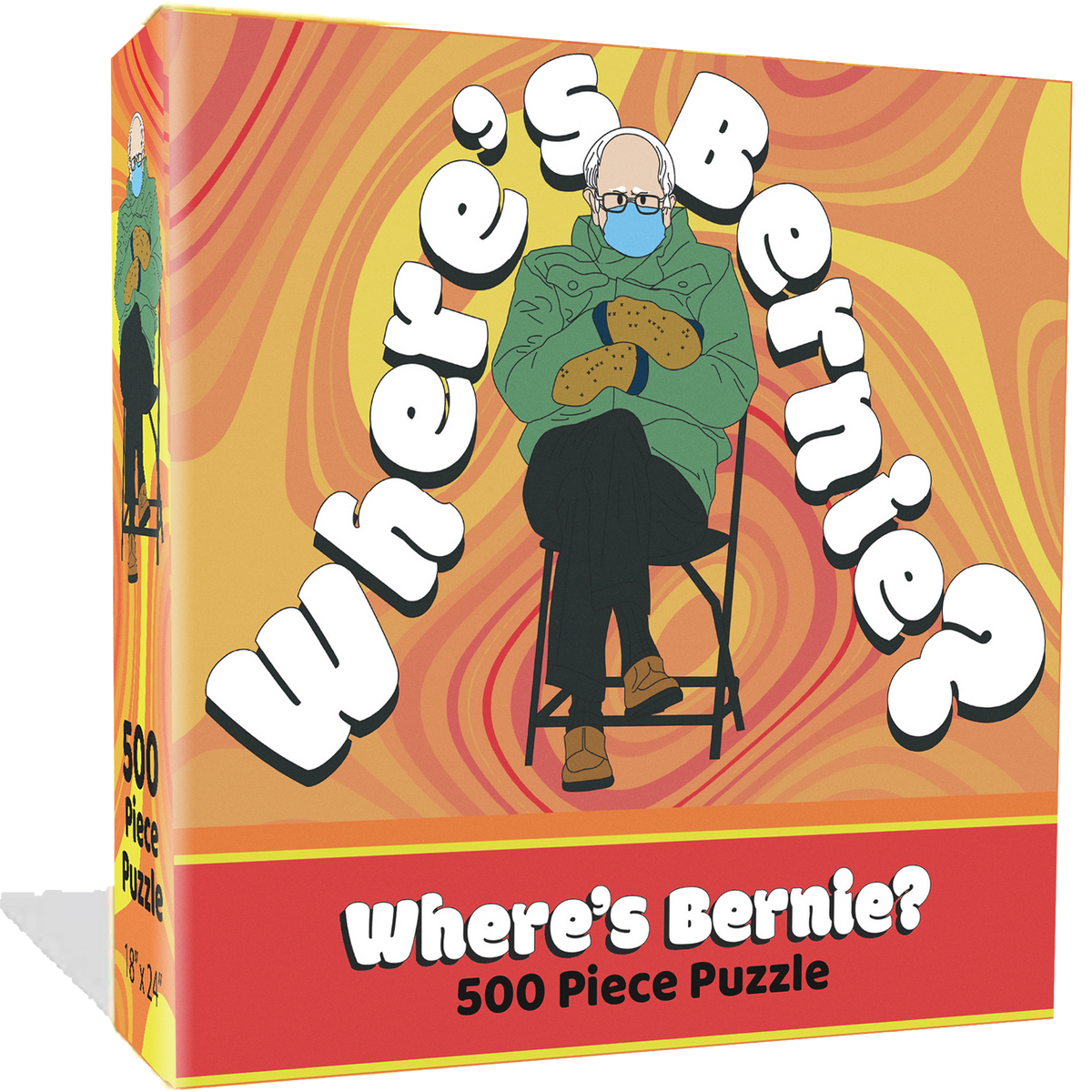 Bernie Sanders Puzzle - 500 Pieces (Where's Bernie?) | MMT – Mighty ...