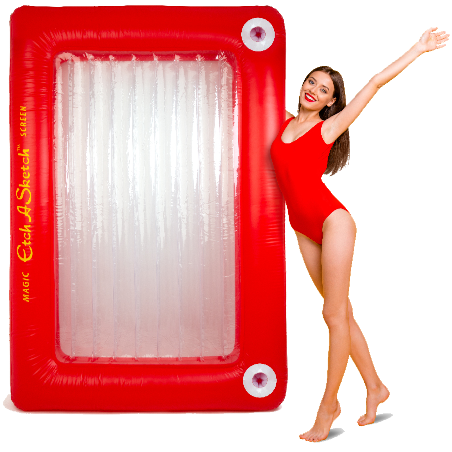 Etch A Sketch Giant Inflatable Float