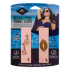 LogoPeg Towel Clips - Lips Beach Babe