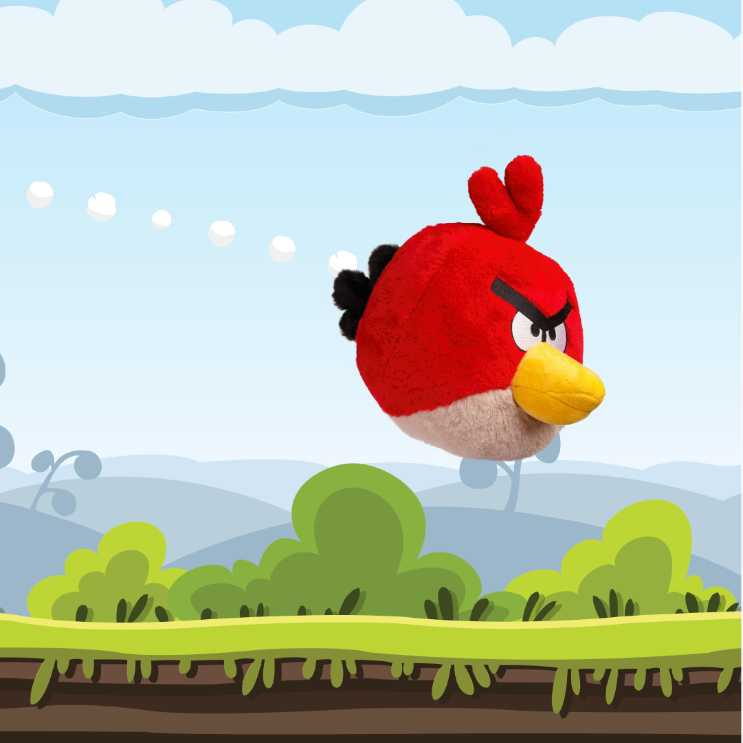 Angry birds movie red plush on sale