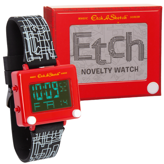 Mighty Mojo Etch A Sketch Stainless Steel Digital Watch MMT Mighty Mojo Toys