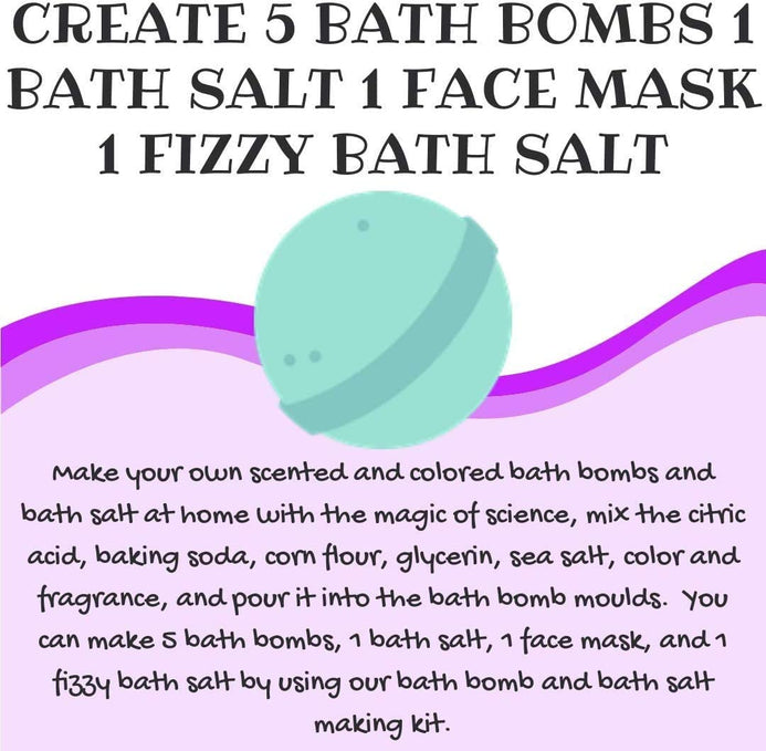 Stem Learner My Bath Bombs & Bath Salt Making Kit | MMT