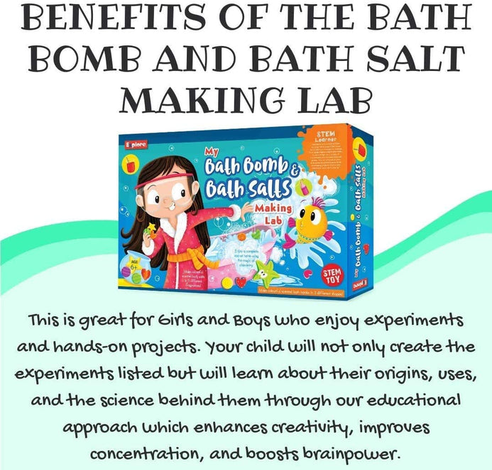 Explore STEM Learner My Bath Bombs Making Lab Science Kit Mighty Mojo –  Archies Toys