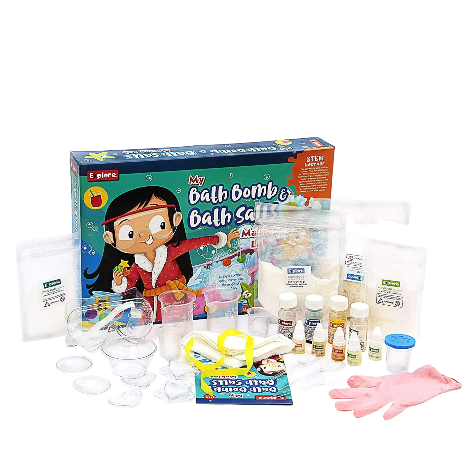 Stem Learner My Bath Bombs & Bath Salt Making Kit | MMT