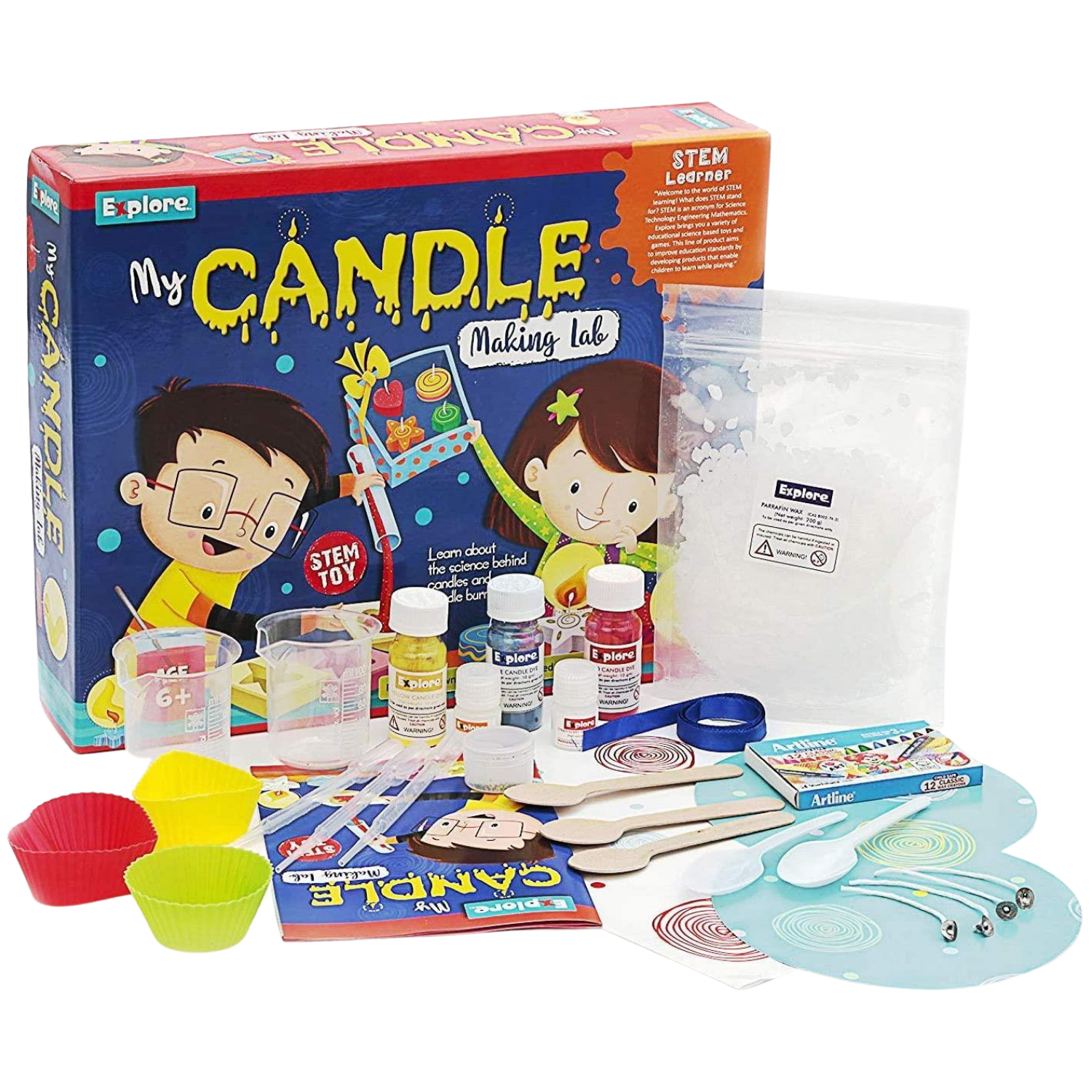 DIY Explore STEM Learner Kit - My Candle Making Lab