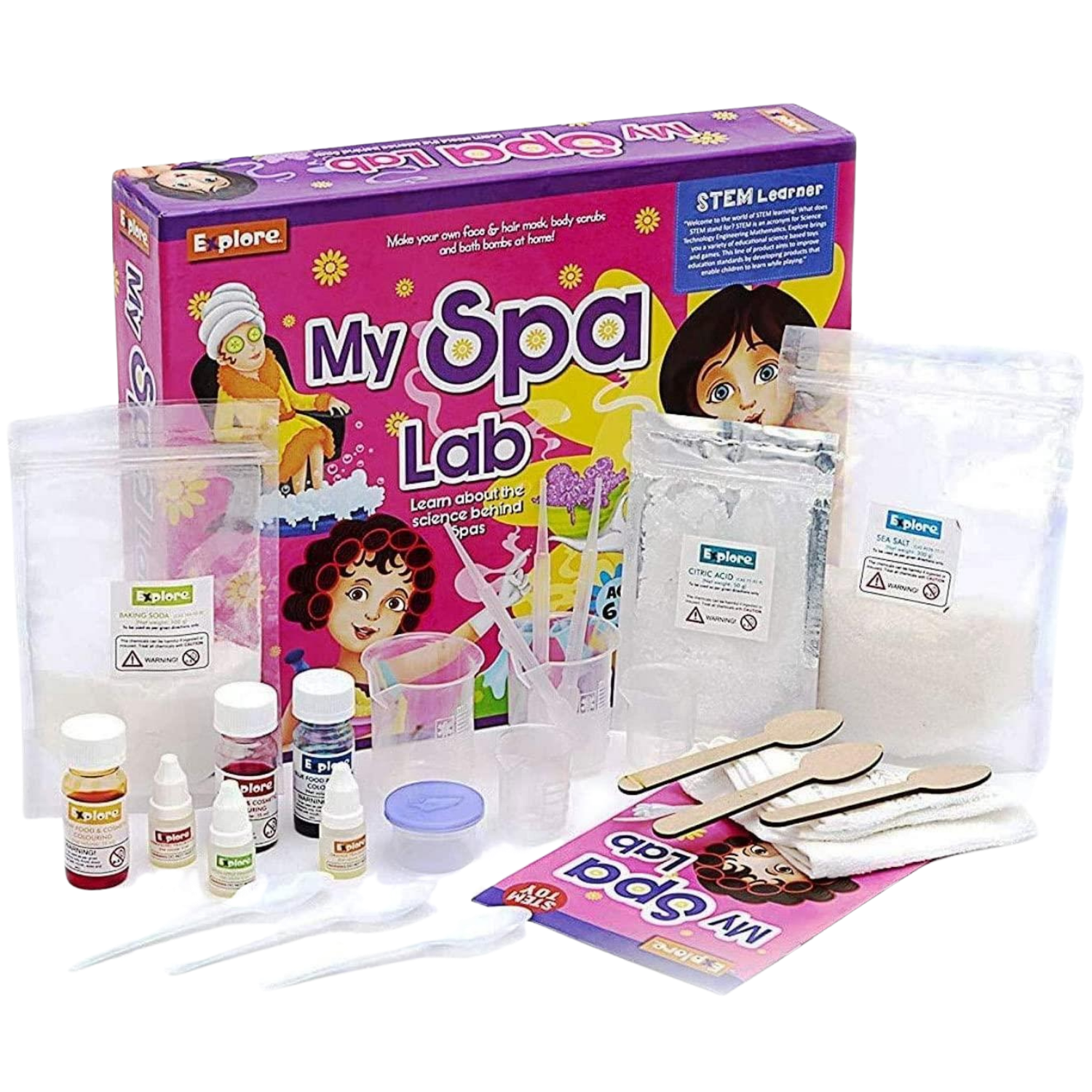 DIY Explore STEM Learner Kit My Spa Lab Bath Bomb MMT
